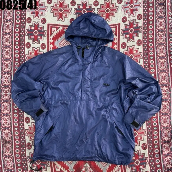[BUNJANG] Anorak Hooded Jacket Navy / 아노락 후드 자켓 네이비