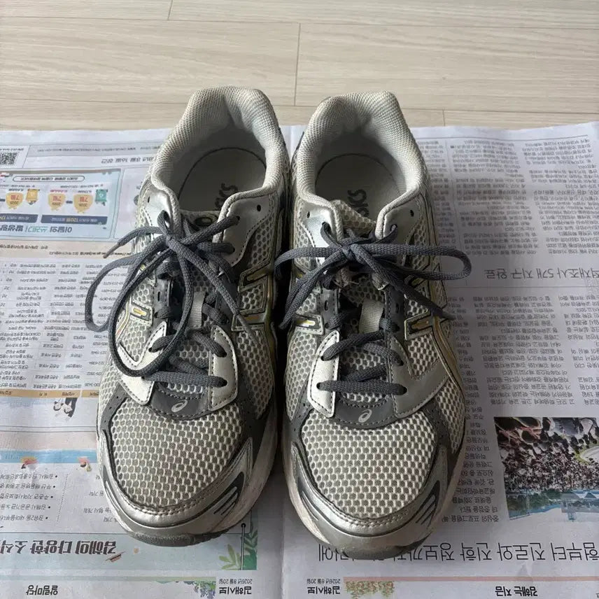 [BUNJANG] ASICS Gel-1130 Silver Running Shoes 280 / 아식스 젤1130 실버 280