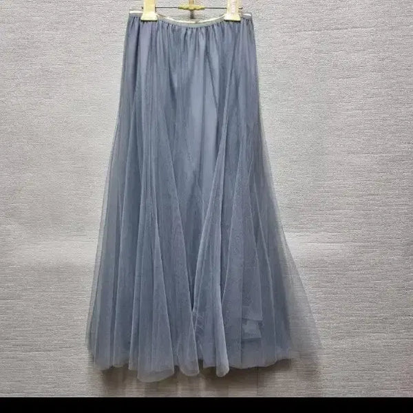 [BUNJANG] V096 Long Tulle Skirt / v096 롱 튤 스커트