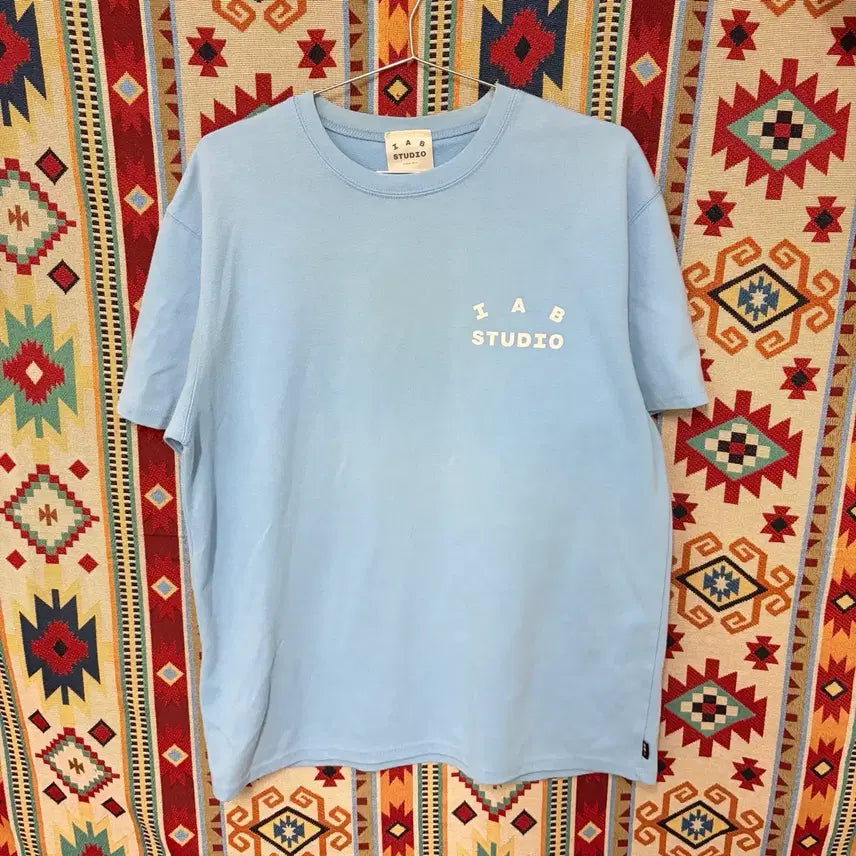 [BUNJANG] IAB STUDIO Big Logo Round T-shirt L / 아이앱 스튜디오 빅로고 라운드 반팔티 L