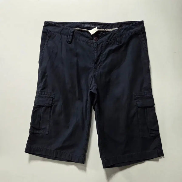 [BUNJANG] Calvin Klein Jeans Navy Cargo Shorts / 캘빈클라인 진스 네이비 카고 반바지 36 26082515