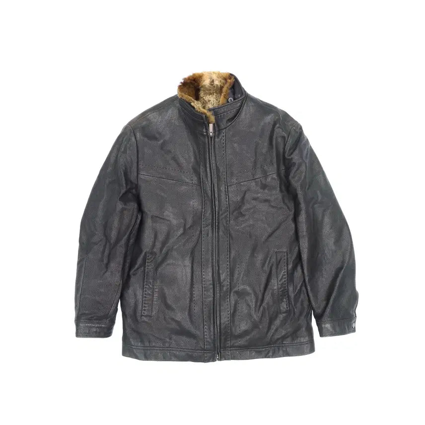 [BUNJANG] Vintage 95's Fur Leather Jacket / 95 빈티지 퍼 가죽 자켓 0825M