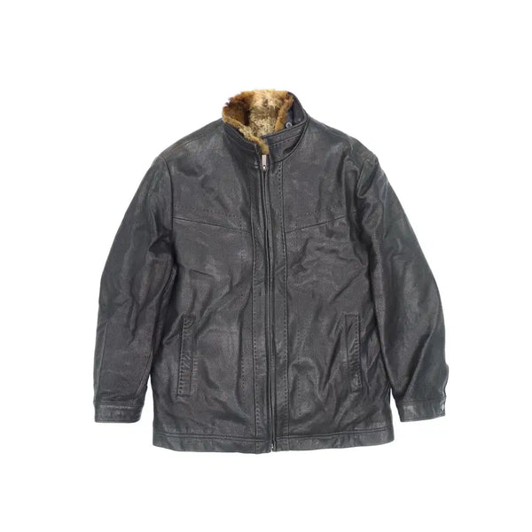 [BUNJANG] Vintage 95's Fur Leather Jacket / 95 빈티지 퍼 가죽 자켓 0825M