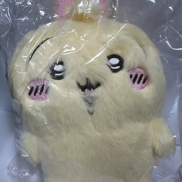 [BUNJANG] Chiikawa Apple Hairstyle Fluffy Plush (Usagi) / 치이카와 사과머리 털복숭이 인형 (우사기)