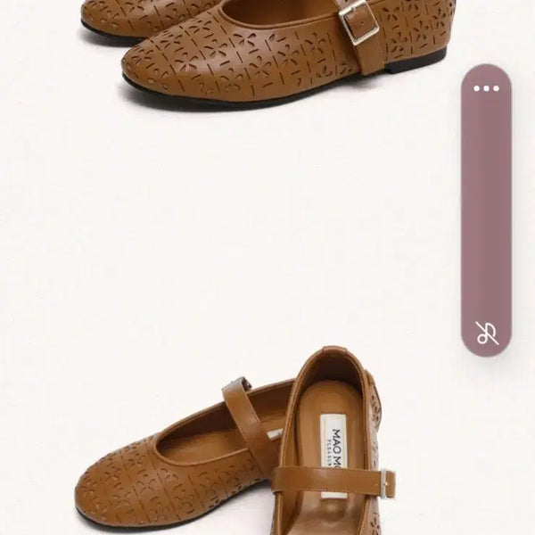 [BUNJANG] Marc Mock Mary Jane Flat Shoes Brown 235 / 새상품 마크모크 메리제인 플랫슈즈 브라운 235