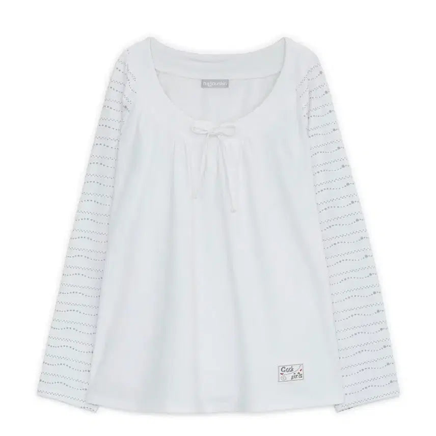 [BUNJANG] Hug Yourskin Drawstring Long Sleeve / 허그유어스킨 롱슬리브 Draw-string long sleeves
