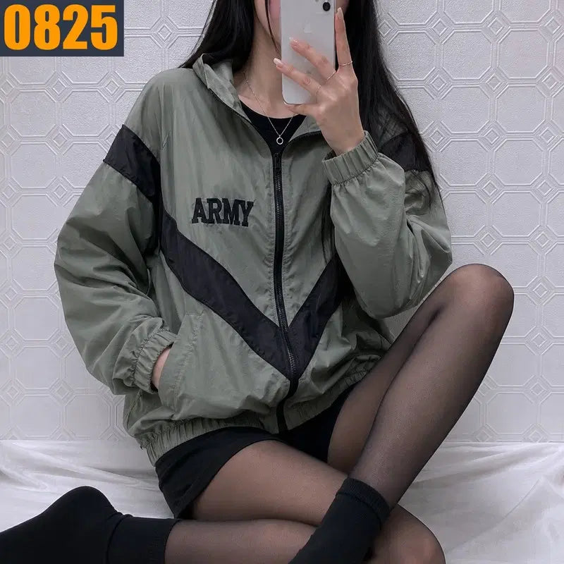 [BUNJANG] 95 ARMY Military Windbreaker Jacket Outerwear / 95 ARMY 미군 바람막이 자켓 아우터