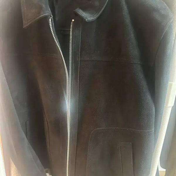 [BUNJANG] Noir Larmés Suede Jacket Black / 느와르라르메스 스웨이드자켓 블랙