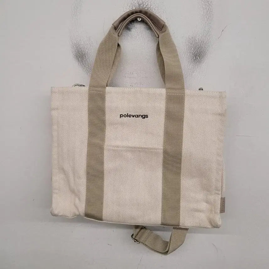 [BUNJANG] POLEVANGS Canvas Crossbody Bag Free Size / [free size] polevangs 캔버스 크로스백