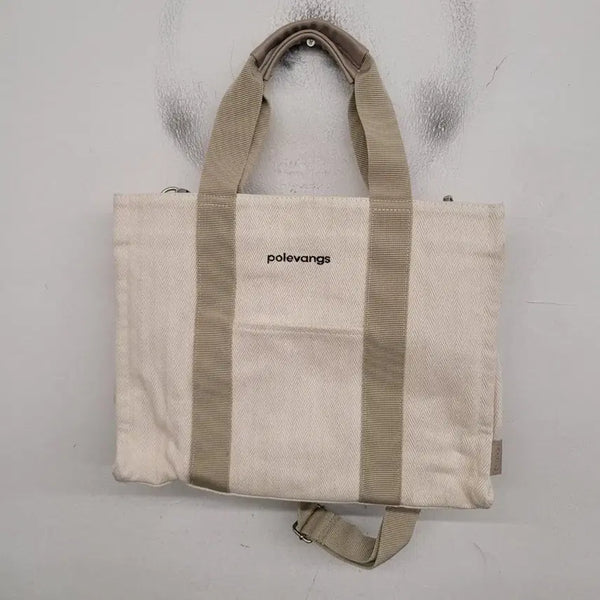 [BUNJANG] POLEVANGS Canvas Crossbody Bag Free Size / [free size] polevangs 캔버스 크로스백
