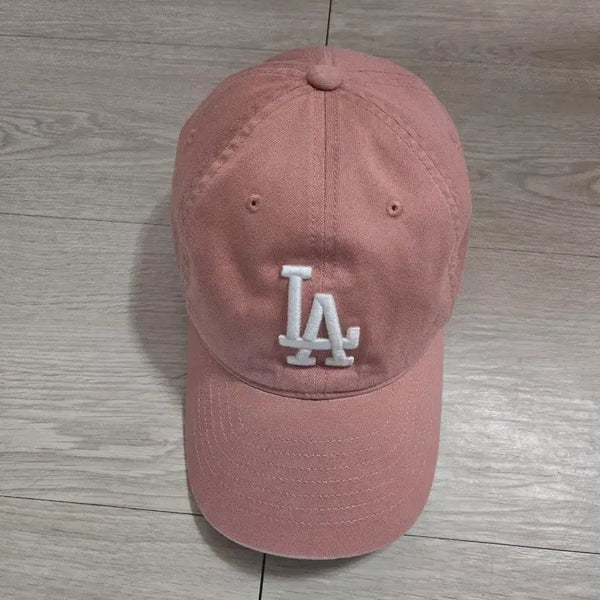 [BUNJANG] MLB Pink Unisex Cap / MLB 볼캡모자  남.여