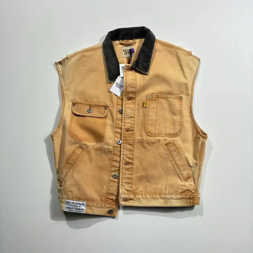 [BUNJANG] Gallery Dept. Logan Vest Tan M / 갤러리 디파트먼트 로건 베스트 TAN컬러 M사이즈