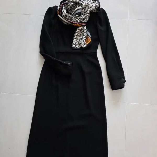 [BUNJANG] Black Long Dress (Unworn) / 미착용  블랙 롱원피스