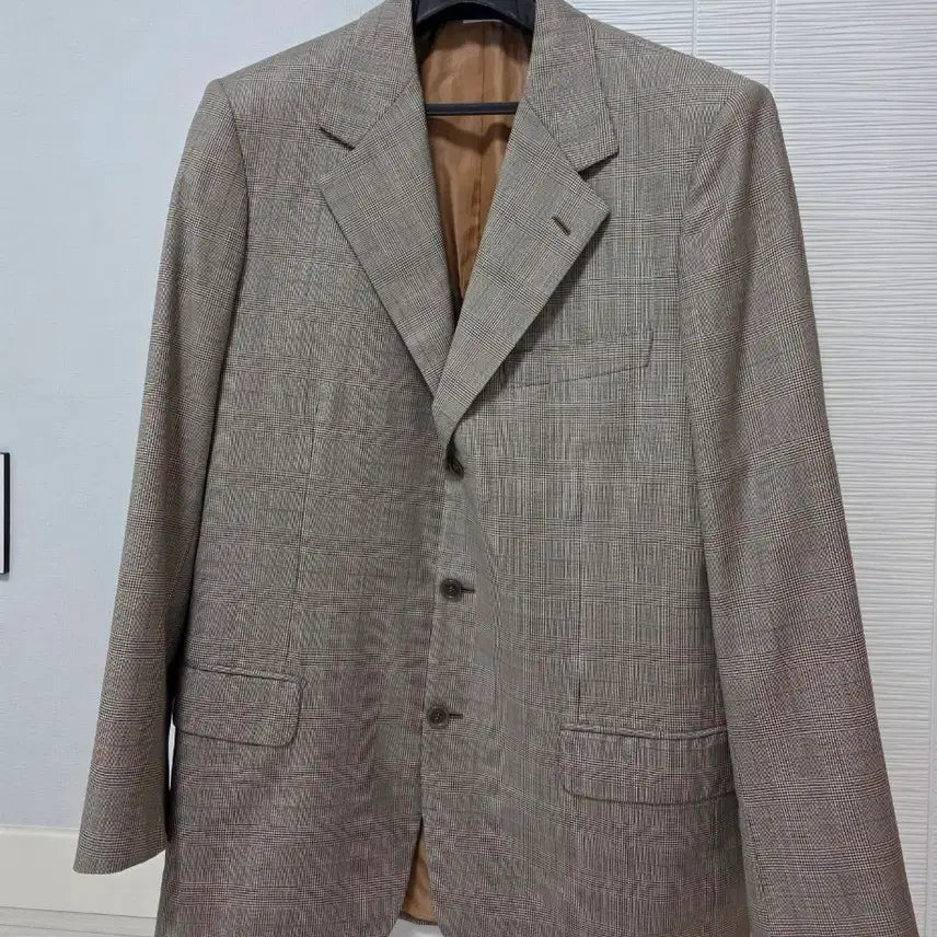 [BUNJANG] Brioni Palatino Wool Check Pattern Blazer - Size 40R (105) / [Brioni] 울 체크 패턴 남성 자켓 105
