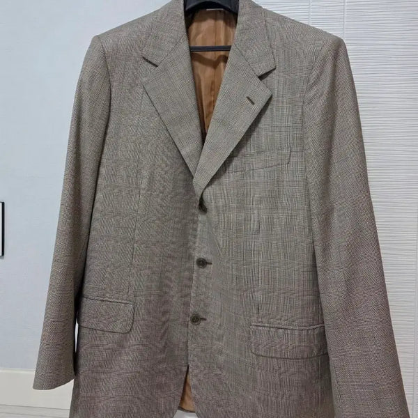 [BUNJANG] Brioni Palatino Wool Check Pattern Blazer - Size 40R (105) / [Brioni] 울 체크 패턴 남성 자켓 105