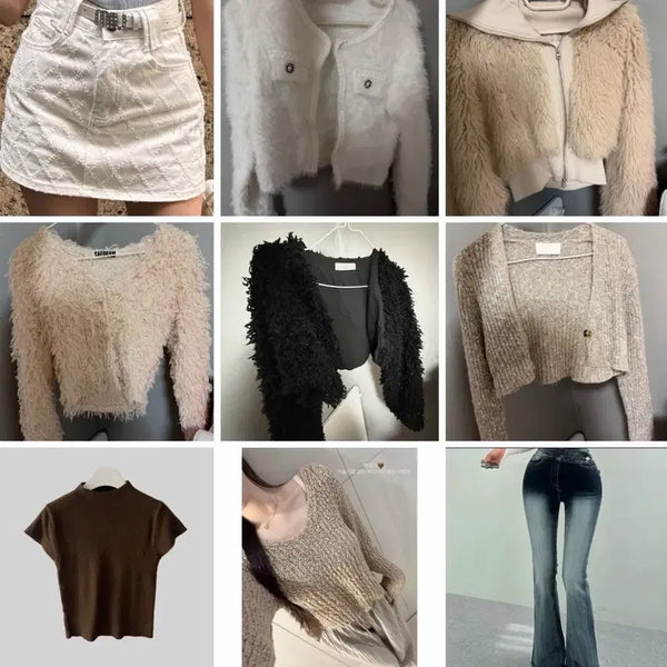 [BUNJANG] Bundle Set: Imported Zip-ups, Skirts, Pants / 옷 일괄(수입)