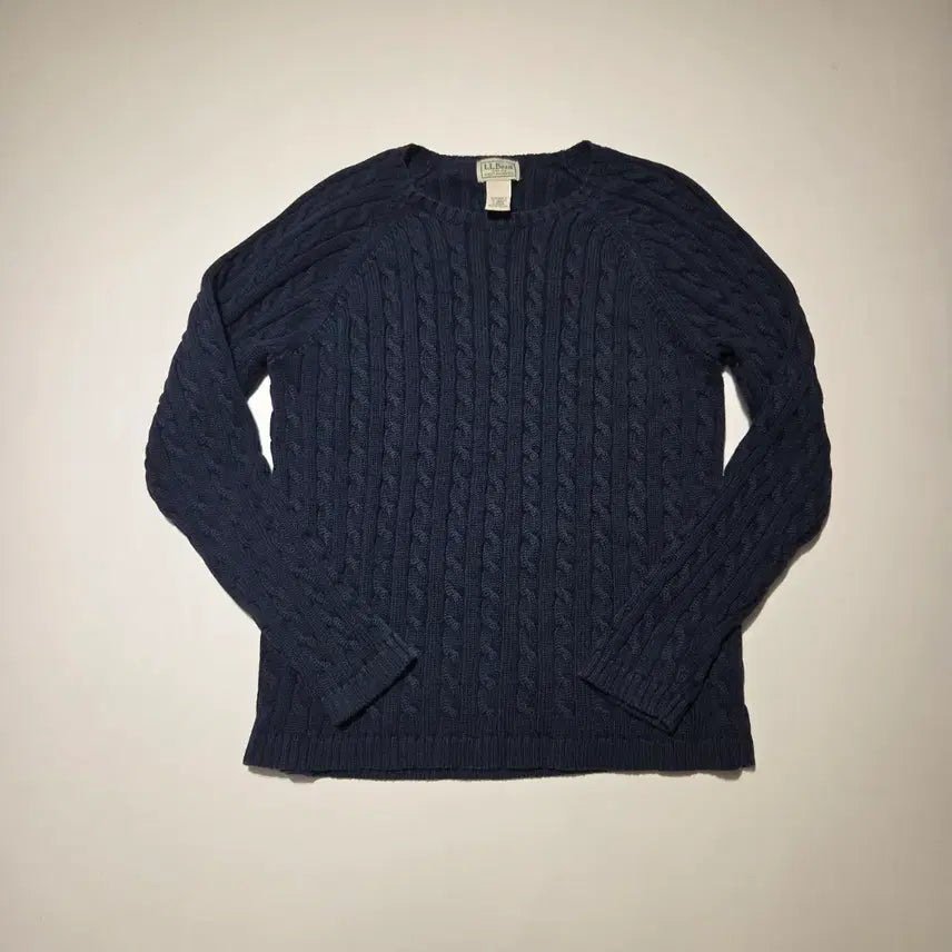 [BUNJANG] LL Bean Crew Neck Knit Sweater / 엘엘빈 크루넥 니트 스웨터