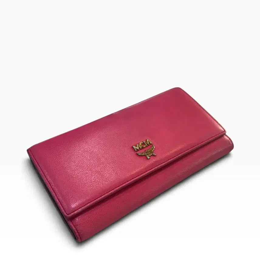 [BUNJANG] MCM Pink Leather Wallet / MCM 지갑 핑크