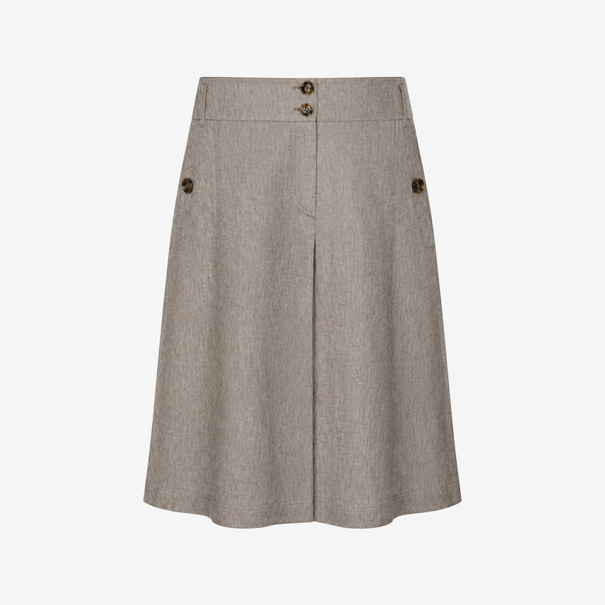 [BUNJANG] Max Mara Weekend 100% Linen Skirt / MAXMARA WEEKEND 막스마라 린넨 100% 스커트 - Women (5352)