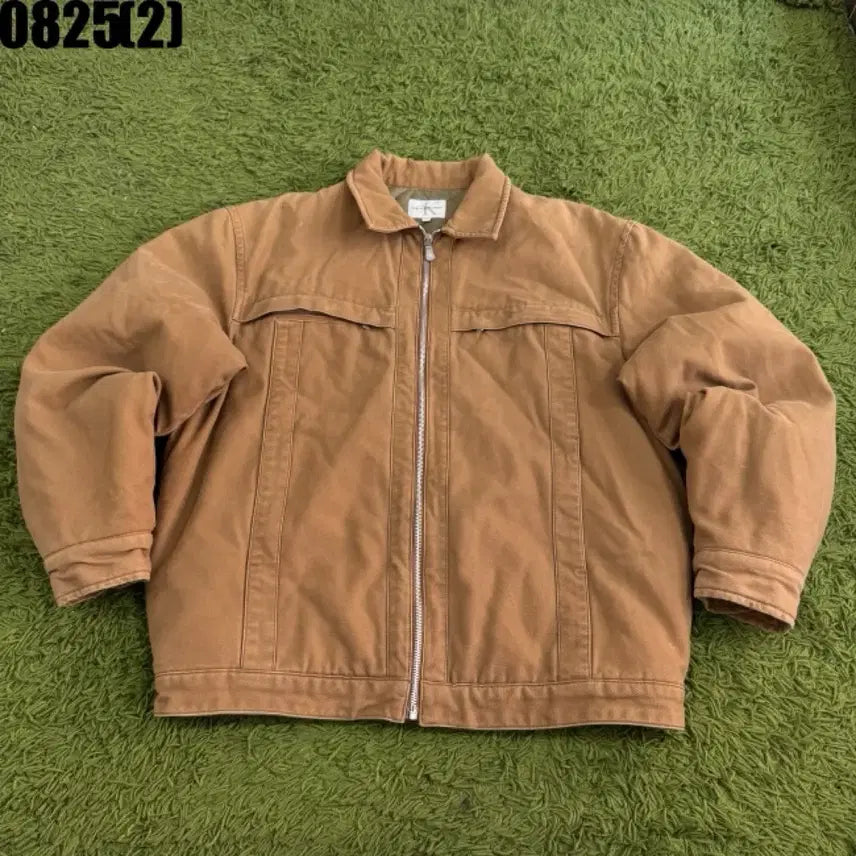 [BUNJANG] Calvin Klein Work Jacket Brown / 캘빈클라인 워크 자켓 브라운