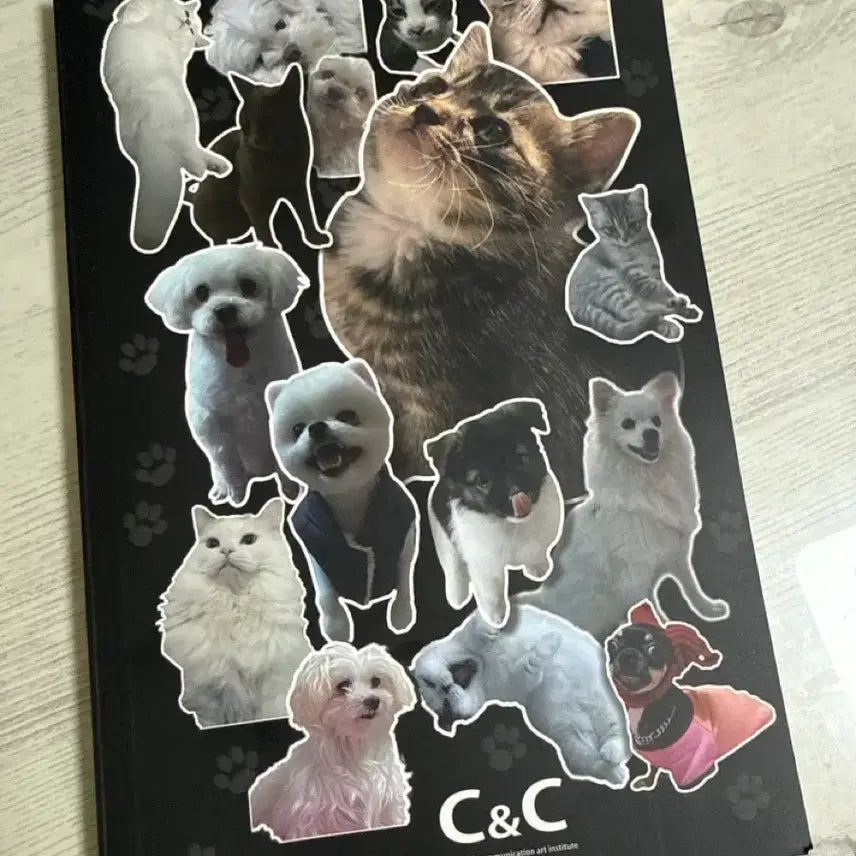 [BUNJANG] Cat and Dog Illustration Notebook / 고양이, 강아지 필기/그림 노트