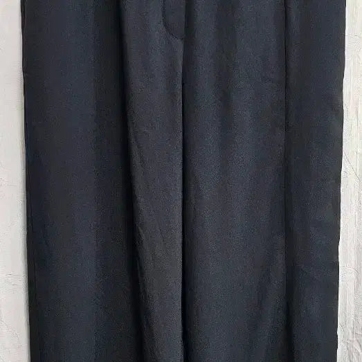 [BUNJANG] TASHIA Black Pinched Wide Pants / TASHIA 블랙 핀턱 와이드 팬츠(슬랙스)
