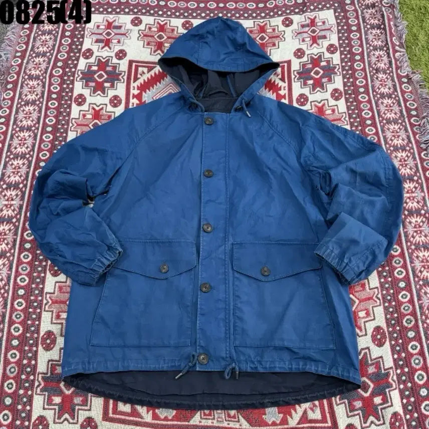 [BUNJANG] Lacoste Blue Hooded Jacket / 라코스테 후드 재킷 블루