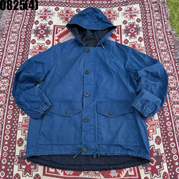 [BUNJANG] Lacoste Blue Hooded Jacket / 라코스테 후드 재킷 블루