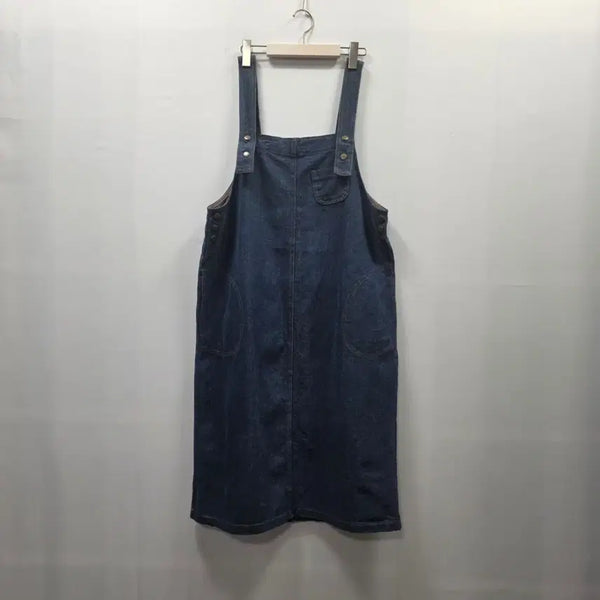 [BUNJANG] Blue Overalls Dress / 1416 청멜빵 원피스