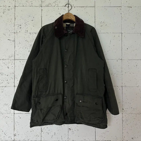 [BUNJANG] Barbour Beaufort Waxed Jacket Olive / 40 바버 뷰포트 올리브 자켓