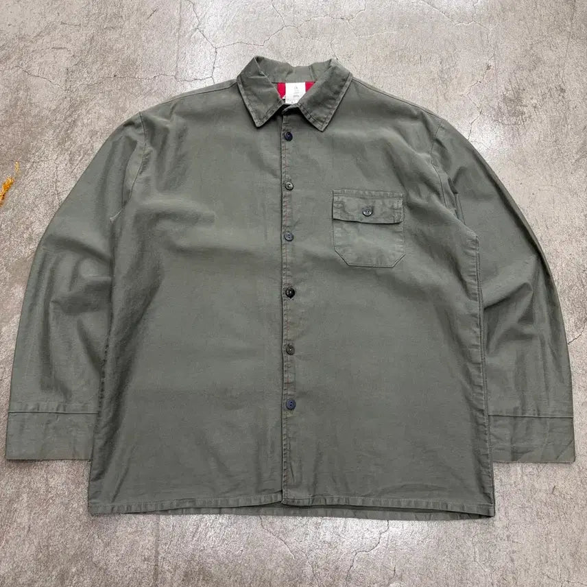 [BUNJANG] 1990s SCHUMER Olive European Work Jacket / 1990s GERMAN SCHUMER OLIVE 빈티지 유로피안워크자켓