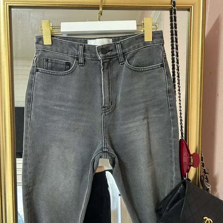 [BUNJANG] GOGL 5-Button Grey Denim Shorts Size 1 / 고걸 5부 청반바지 그레이 1사이즈