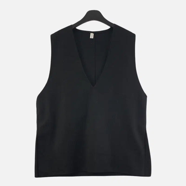 [BUNJANG] Black Women's Vest / 블랙 여자 FREE 조끼 O1507