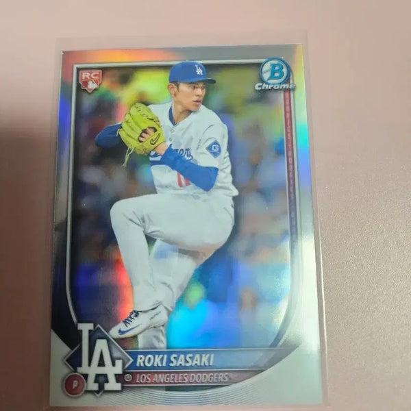 [BUNJANG] Sasaki 2025 Baumann Chrome Refractor Rookie / 사사키 2025 바우만크롬 리플렉터 루키