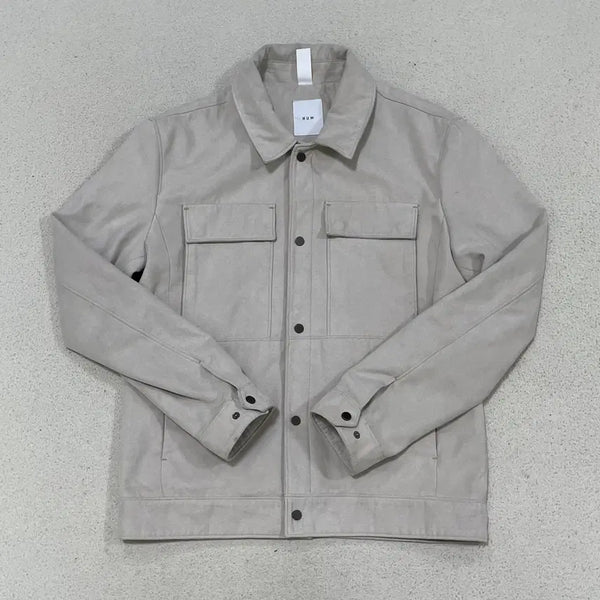 [BUNJANG] M HUM Suede Trucker Jacket / M HUM 스웨이드 트러커 자켓 0825