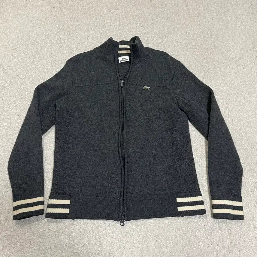 [BUNJANG] Lacoste Knit Zip-Up Sweater / 라코스테 니트 집업 줄어듬