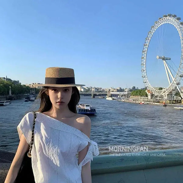 [BUNJANG] Transit Love Min-kyung One-Shoulder Blouse / 환승연애 민경 원숄더 블라우스