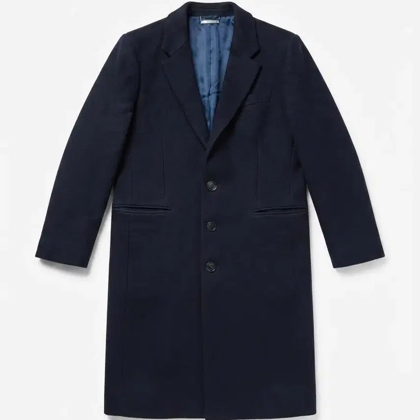 [BUNJANG] Beyond Closet Navy Wool Coat / 비욘드클로젯 네이비 코트 100