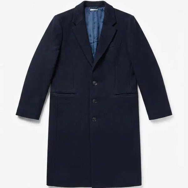 [BUNJANG] Beyond Closet Navy Wool Coat / 비욘드클로젯 네이비 코트 100