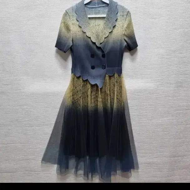 [BUNJANG] v105 Pleated Long Dress / v105 플리츠 롱 원피스
