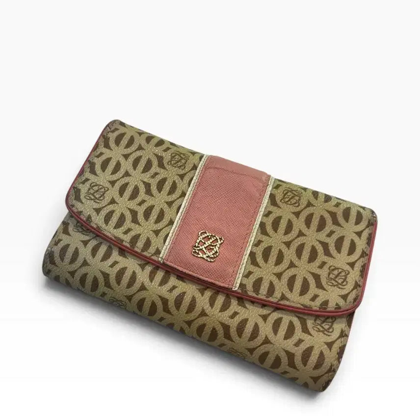 [BUNJANG] Louis Quatorze Women's Wallet Beige Pink / 루이까또즈 여성 지갑 베이지 핑크