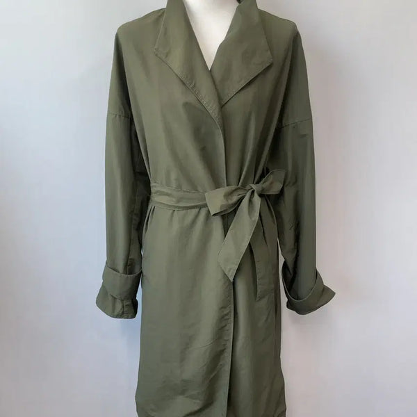 [BUNJANG] DKNY Women's Long Coat Khaki Size M / DKNY 정품 여성롱 코트 상태최상 S 진스센스