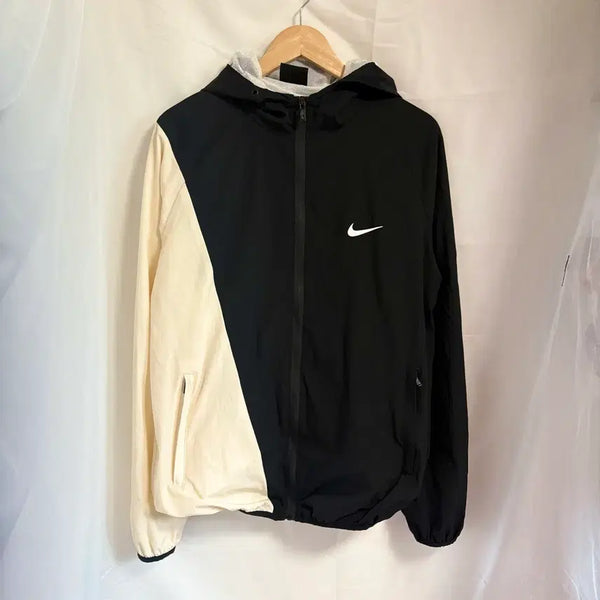 [BUNJANG] Nike Windbreaker Jacket XXXL Black/Ivory / 나이키 바람막이 XXXL 블랙/아이보리