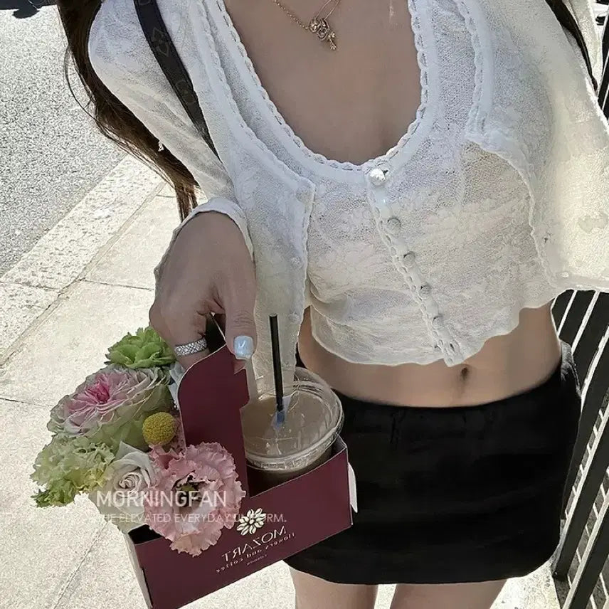 [BUNJANG] Sleeveless Cardigan Set / 나시 가디건 세트