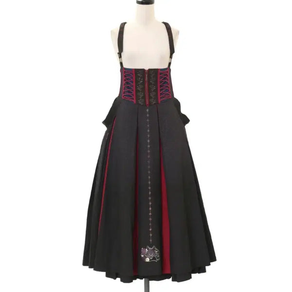 [BUNJANG] Ozz On Hakama Corset Skirt / Ozz on 오즈온 하카마 코르셋 스커트 일본풍 오리엔탈