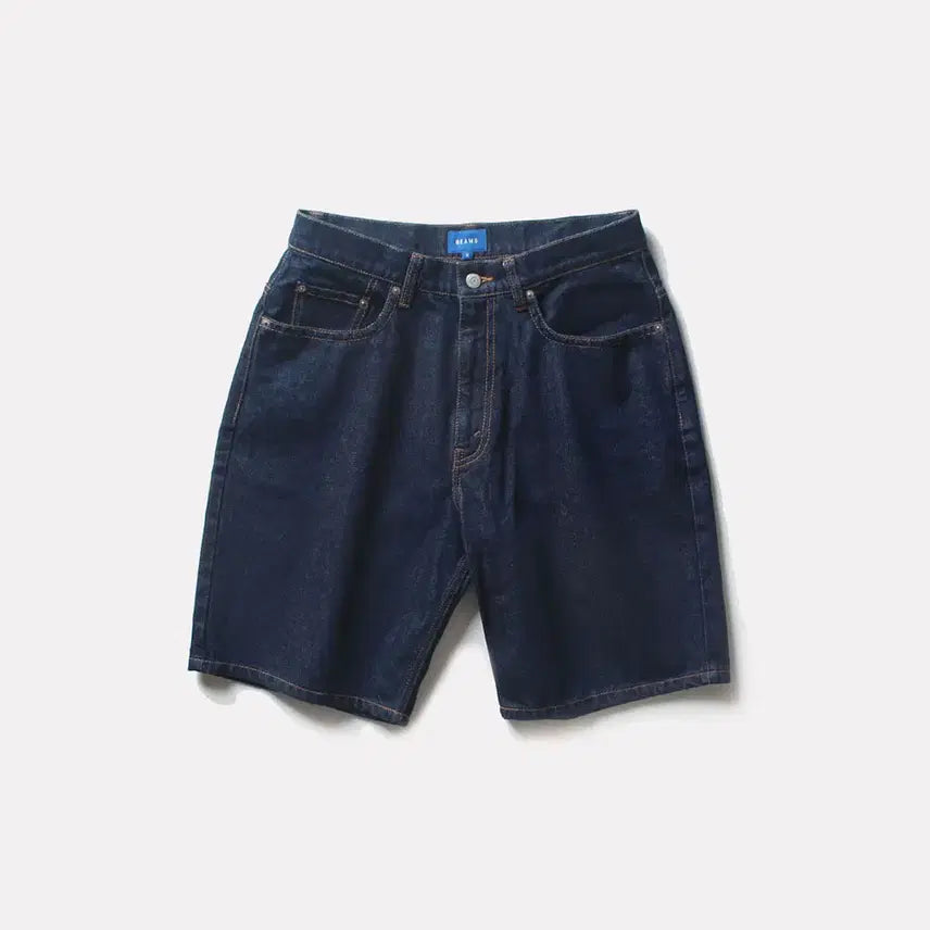[BUNJANG] BEAMS Denim Half Pants / 빔즈 데님 하프팬츠 [BEAMS]_2781