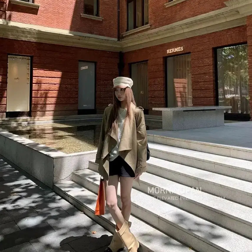 [BUNJANG] Midi Trench Coat / 미디 트렌치코트