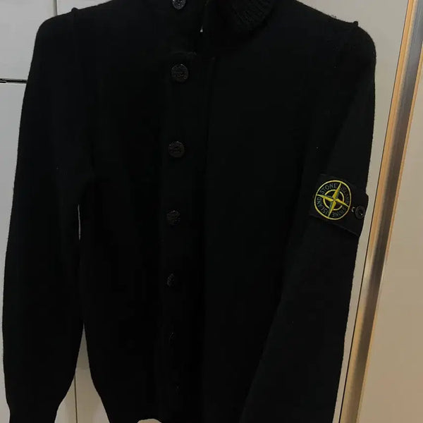 [BUNJANG] Stone Island Knit Zip-Up Cardigan Size S / 스톤아일랜드 니트집업가디건 100~슬림105 (새상품급)