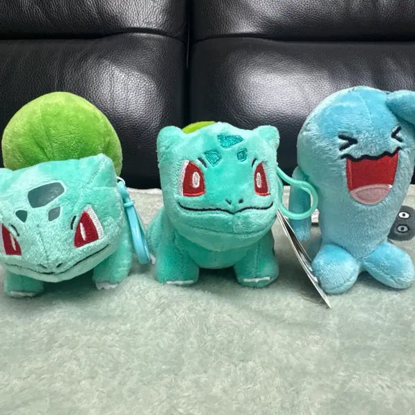 [BUNJANG] Pokemon Bulbasaur & Aipom Plush Keychains Bundle Set / 포켓몬스터 이상해씨/마자용 인형 키링 일괄