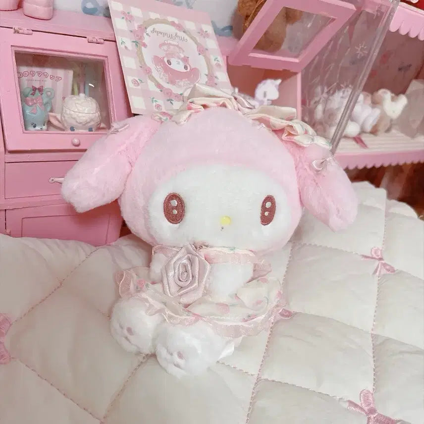 [BUNJANG] Sanrio My Melody Dolly Rose Mascot / 마이멜로디 돌리로즈 마스코트